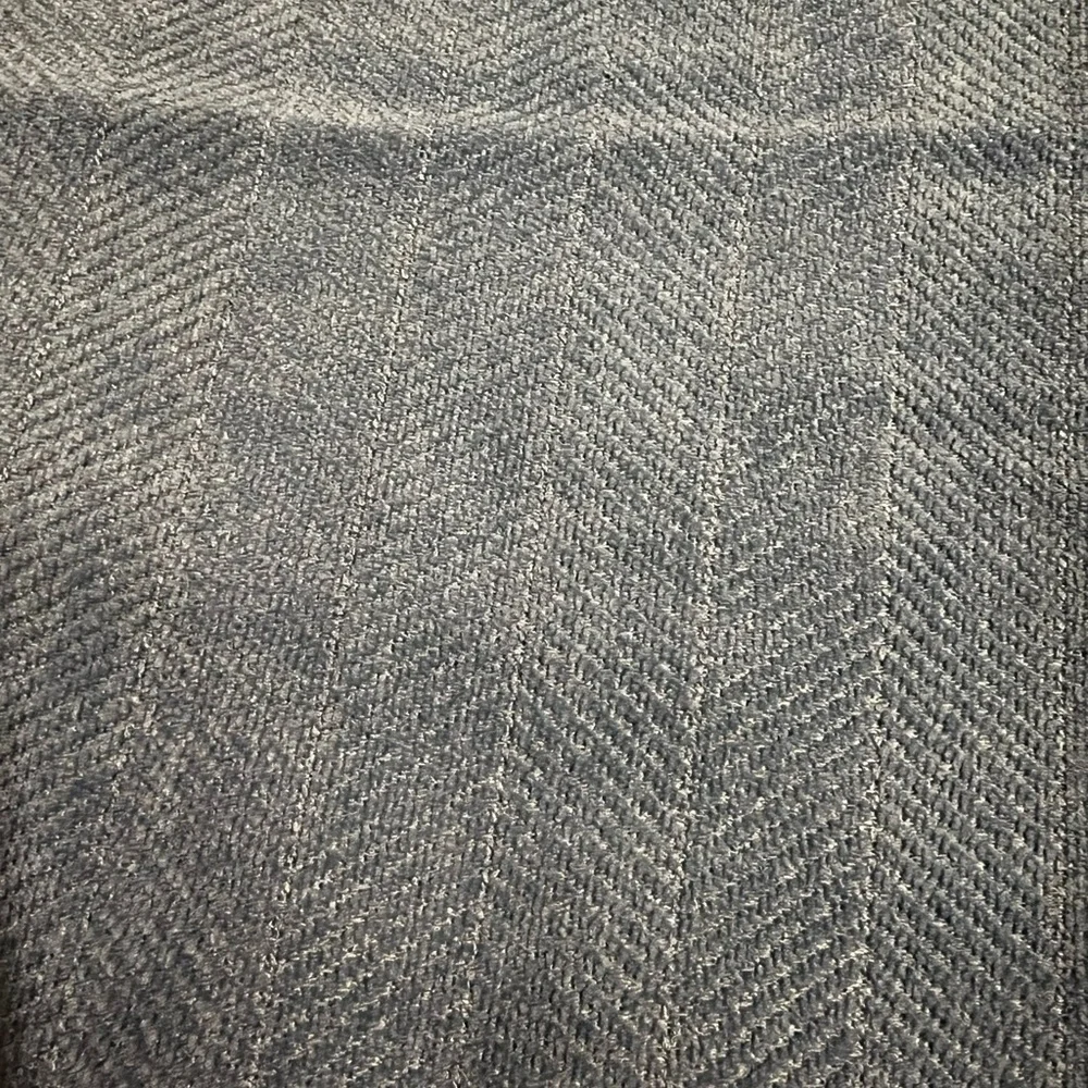 Large Dark Blue Textured soft Fabric pillow cover